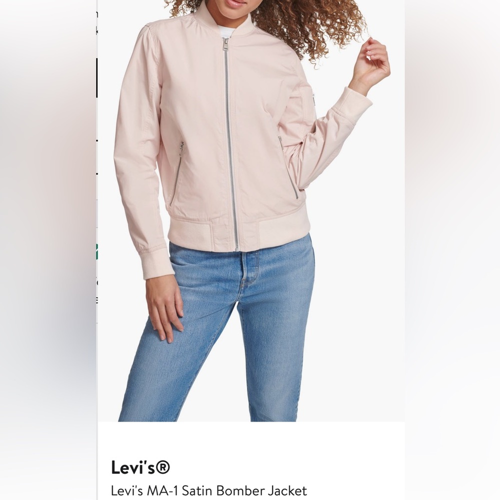 Levi’s Pink Bomber Jacket size M